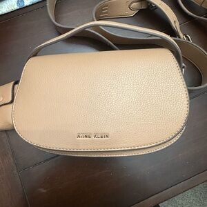 Anne Klein Beige Crossbody Bag